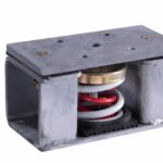 Seismically Rated Isolator- Attachment To Steel Structure