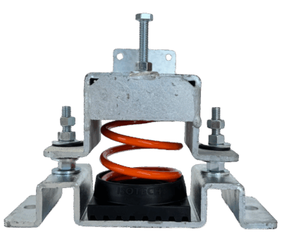 Seismically Rated Floor Mounted Spring Restraint Isolator ( IPSSA ) (Light Duty) - Image 2